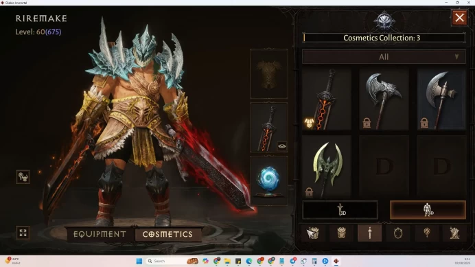 SEA-agronix|can't move server|Lv 60,675 Barbarian|30K CR|Reso 830|Hell 3 Paragon,Hellquary 21|Esessence Lvl 2 26/30(DI834)