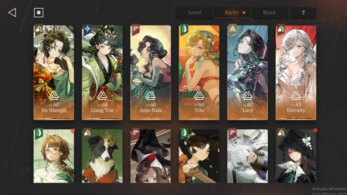 Global Lv57| 15 *6 Char (JiuP2,LiangYueP2,MelaniaP1,EternityP1,Anjo,Lucy,Vila,Kakania,MP,Semmelweis,etc) |CE On|Check SS (RVS850)