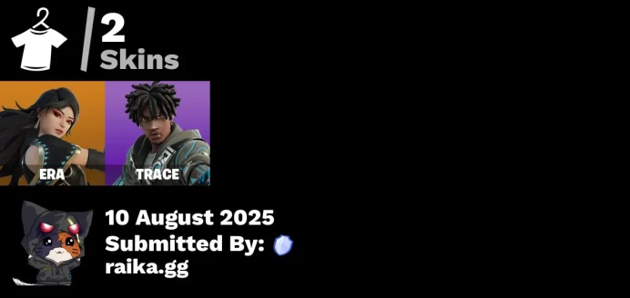[PC/PSN/XBOX] 2 skins | Era | Trace | Chronos Lock | Calico-conut | Redmask Ranker | Clawz Retro | Hunter's Reach | Nomad's Spear