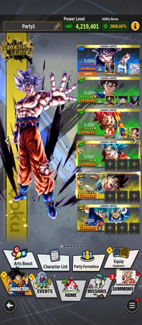 D647-IOS+Android-UL Cell+38 Legends+Good Equipment+Goku Uis Full Red Star+God Goku+Vegito+Goku Black+Goku&Frieza+Gotenks+SS3 Goku+Pikkon