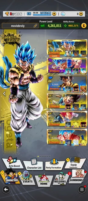 D654-IOS+Android-3 UL(New SS Goku+Beast Gohan Full Red Star)+30 Legends+Vip Equipment+Good Team+God Gogeta Zenkai+Goku GT+Frieza Power