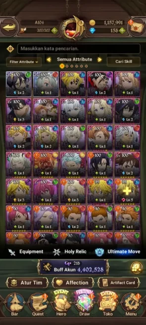 Asia|4.4M CC|2LR + 6UR + Full Collab Eminen + Solev (Merlin2/6,Eliza,DKing2/6,KDiane,Lance2/6,Thor2/6 & ETC)|Code Only|(SDS1893)