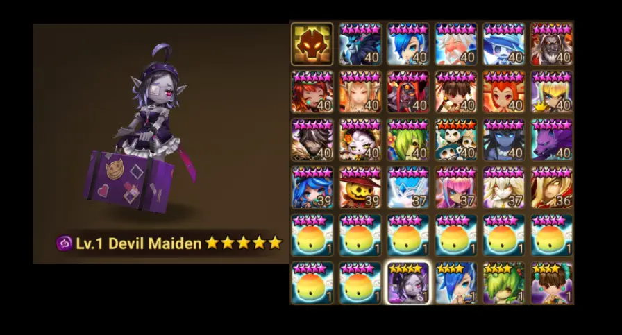 COMPTE / ACCOUNT Summoner Wars EU - Lvl 53 - 800+ runes - 9 6* - 70+ mons EUR 20,00 - FR