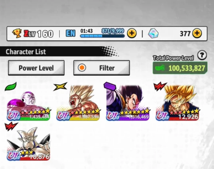 D666-IOS+Android-Meta Account-5 UL(New SS Goku+Frieza Power+Vegeta)+24 Legends+Good Equipment+Frieza Zenkai+ Goku Saga+Team Frieza+Good Team PVP