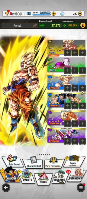D671-IOS+Android-2 New UL(Frieza 12 Red Star+SS Goku 10 Red Star)+Goku and Bardock+Nappa+Namek Goku+Soul+Event Fram CC