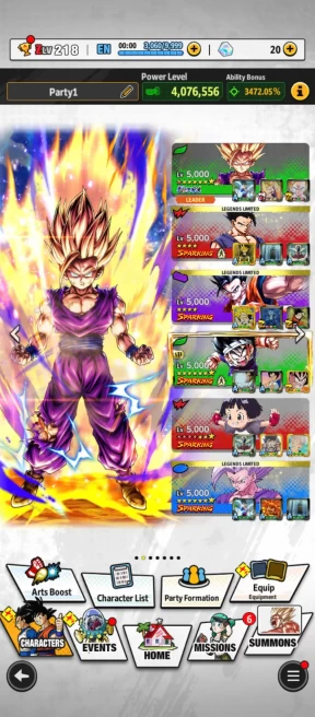 D673-IOS+Android-6 UL(New SS Goku+Gohan+Goku Uis+SS4 Gogeta+Gogeta)+36 Legends+Good Equipment+Team Gohan+Trunks+Beast Gohan+Rose+Namek Goku
