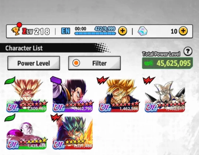 D677-IOS+Android-6 UL(New UL Frieza+SS2 Gohan Full Red Star+Vegito)+23 Legends+Equipment+Goku Uis+God Vegito+Beast Gohan+Cell+Buu Kid+Android 17