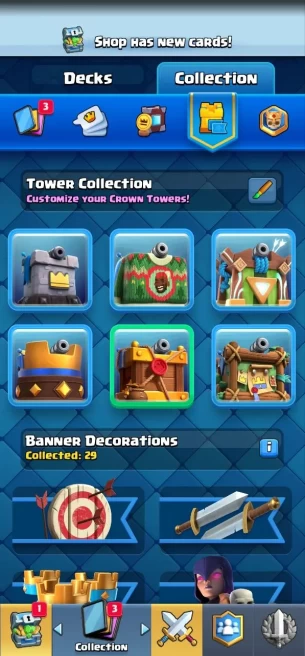 Clashroyall (Android/iOS)  KT 14 -lvl 42  -Cards 116 /120 -  Max Card 17 / Lvl 13 Card 8 / Emote 46 / Tower skin 6 /Fast delivery
