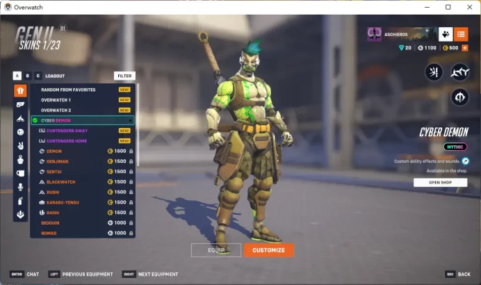 GENJI / CYBER DEMON / Full Mail Access / see the picture / Please Read Description / qwgb