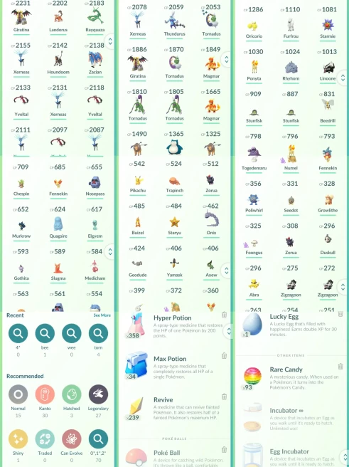 lvl26,have 27 Legendary,Mewtwo Rayquaza Giratina Dialga Palkia Xerneas Yveltal,many nice pokemons  N8846
