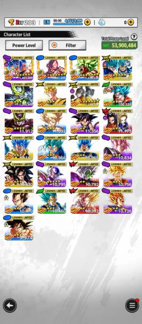 D680-IOS+Android-7 UL(SS2 Gohan+Cell+Beast Gohan+Turles+Vegeta)+25 Legends+Good Equipment+Gammar Red Star+Broly Zenkai+Goku&Vegeta+Namek Goku