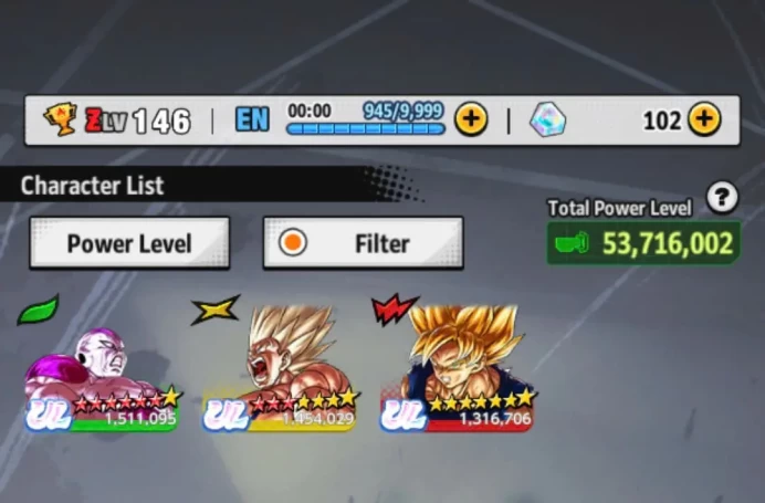 D681-IOS+Android-Meta Account-2 New UL(SS Goku 10 Red Star+Frieza 13 Red Star)+21 Legends+Equipment+Team Frieza+Goku&Bardock+Nappa+Namek Goku