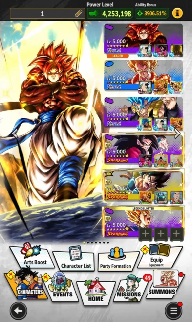 D684-IOS+Android-Fusions-3 UL(SS4 Gogeta+Gogeta Blue+Super Gogeta)+Good Equipment+Namek Goku+SS4 Goku+SS4 Goku and Vegeta+Gohan+God Gogeta