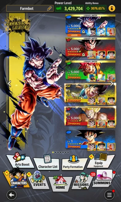 D686-IOS+Android-23 Legend Limited+Nice Team Goku+Good Equipment-New Goku Uis+Goku Saga +Gotenks+God Goku+Goku GT+Namek Goku+Android 17+Super 17