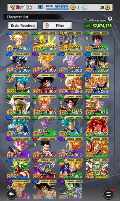 D688-IOS+Android-Good New Team-Goku Saga Full Red Star+31 Legends+Vegeta Saga+Piccolo+SS3 Goku&Goku Zenkai+SS2 Goku+Gammar+Namek Goku+Goku GT