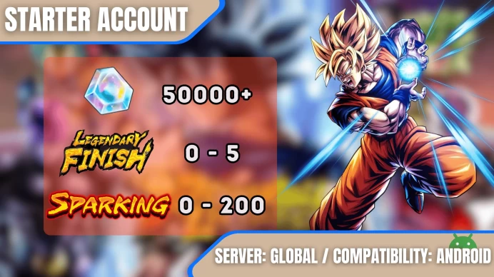 [ANDROID] Global ◈ 50000+ Chrono Crystals ◈  Bandai Login ◈ 0-5 Random LF Included ◈ Story complete ◈ Level 100+ ◈ Full Access ◈Instant Delivery