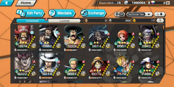 BR969 4 EX META 2 MAX GOLD D ROGER MAX KAIDO MAX ROB LUCCI KAIDO GOOD MEDAL SUPPORT 129 MANY MEDAL MATERIAL