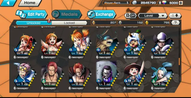 iOS Only [4 FILM RED Shanks+Old Shanks+Mom][5000+ Gems][750+ GF][40+ 4 character][Account Player Rank1][Automatic Delivery]