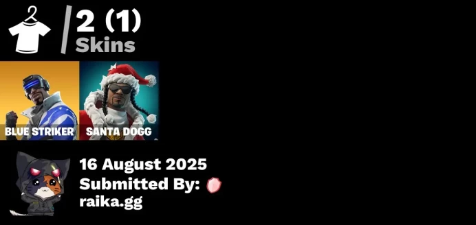 [PC] 2 skins | Blue Striker | Blue Shift | Rust Bucket | Santa Dogg | Gwenpool's Katanas | Uplink | Precision | Mercurial | Tri-Ooze Tank
