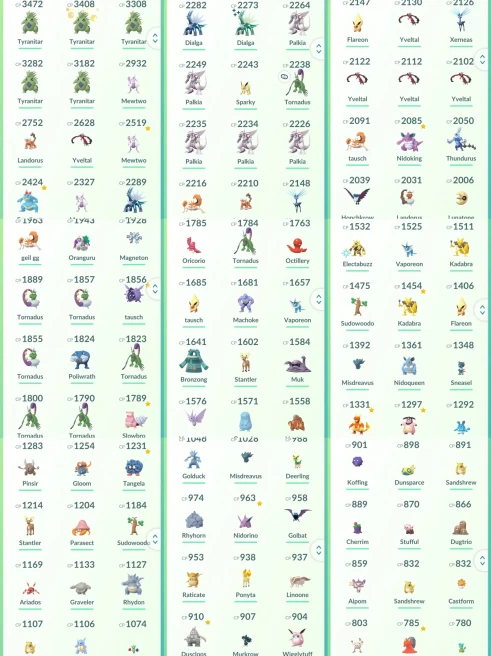 lvl37,have 30 Legendary,Mewtwo Dialga Palkia Yveltal Xernea etc,many nice high CP pokemons  N8862