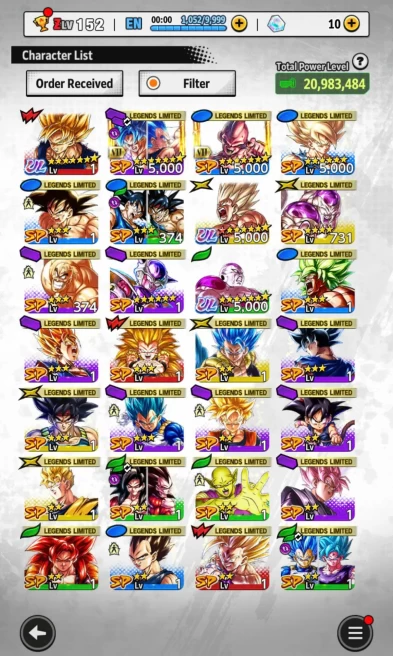 D693-IOS+Android-2 New UL(SS Goku+Frieza Power)+25 Legends+Good Equipment+Team Frieza+Namek Goku+Gotenks+Piccolo+Buu Kid+Goku Kid+God Vegeta