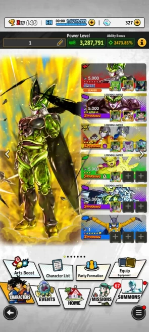 ANDROID+IOS- UL Cell FULL Red+Some Legends Limited+ Have Equipment (902)