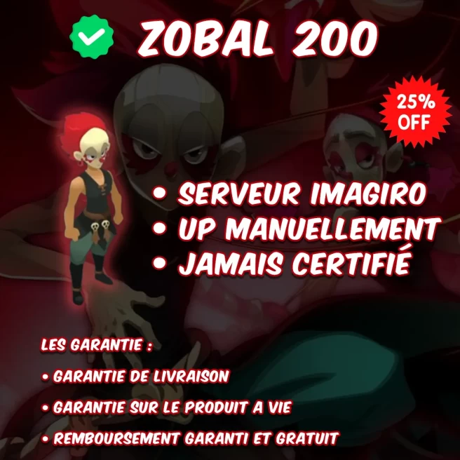 [Imagiro] Zobal 200 ,jamais certifié ,livré instantanément