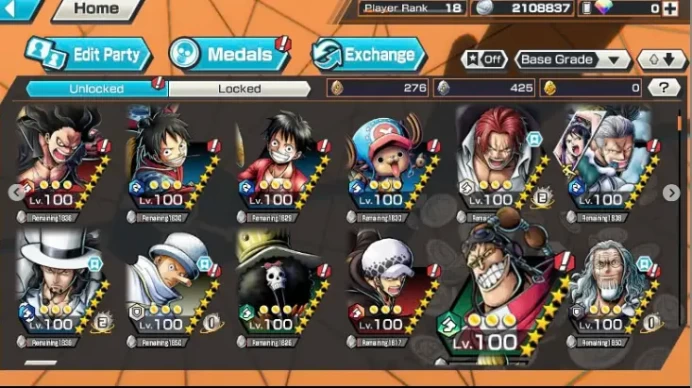 IOS+Android-4/3Ex Meta(Shank V4+Roger V1+Lucci+White Beard)+Support 130%+Good Medal+Kaku Max+Rayleigh V3 Max+Katakuri Max+Jabra+Bluneo+Noland