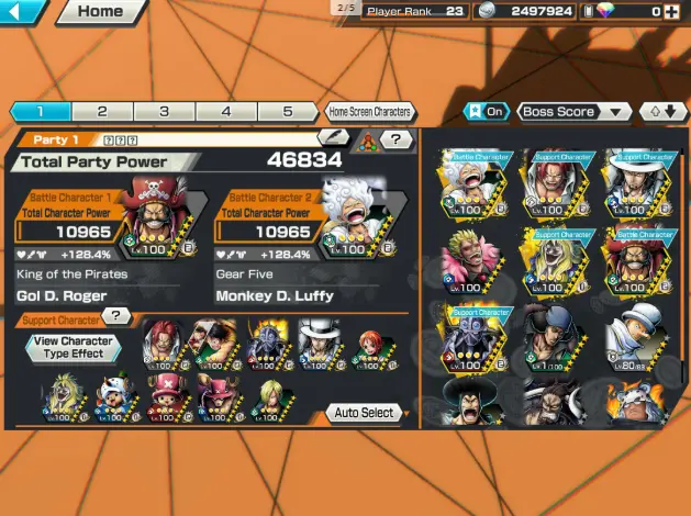 BR346-5/4 Ex Meta Max(Lucci+Shank v4+Luffy Gear5+Roger+Kaido v2)Good Medal+SUP 128%+King Max+Donflamingo Max+Kaku+OdenV2+S-Bear+Egg Zoro+Rayleig