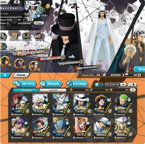 KG2-IOS+Android-Hyber 64+5 Ex(Lucci+Gear 5+Kid Law+Yamato v2+White Beard)+Vip Support+Medal+Bounty Festival