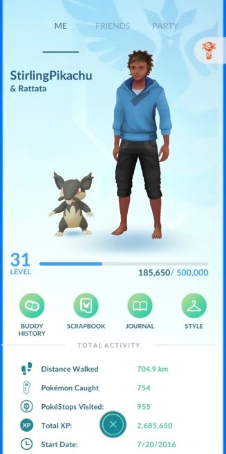 2016 EMPTY ACCOUNT LV 38 RANDOM POKEMON SATURDAY SALE  LEGACY ACCOUNT 
