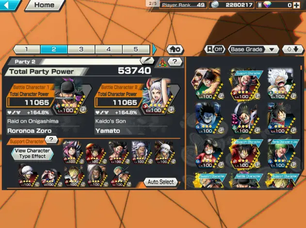 BR502-IOS+Android-Hyber Boost 45+8/6 Ex Max 11k Power(Luffy Gear 5+Kaido v2+Yamato v1+Zoro+Kid Law+Oden+Akainu)Good Medal Support 165%+Jabra Max