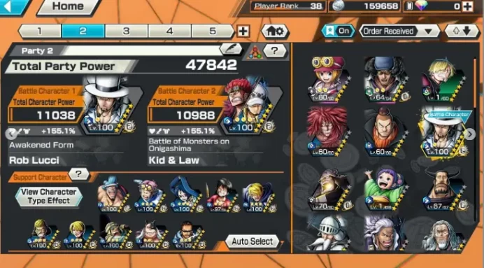 BR383-IOS+Android-Hyber 24+6 Ex(Kuzan+Lucci+Yamato Ace+Gear 5+Kid Law+Zoro)+Good Medal+Support 155%+BF D.Garp+Noland+Bluneo+Pacifista+Kalgara