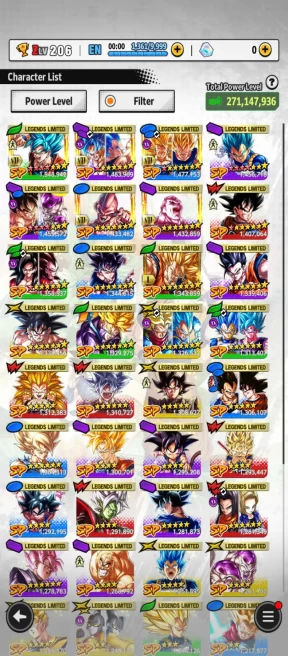 D701-IOS+Android-4 UL-New Frieza+44 Legends Good Star+Nice Zenkai+Vip Equipment+Many Good Team Ready PVP+Goku Uis+Goku Saga+Jiren Zenkai+Gotenks