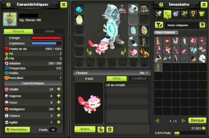 IOP 186 (SKINS/Ornements) Kelerog !! Jamais Certifie, 100% Safe.