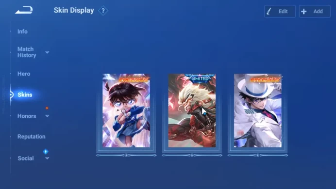 Hero 42 Skin 33 |BestStarter| Conan + Kaito Kid + Limited Wukong,Etc |Infinte|Check SS(HOK1459)
