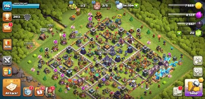 TH15| LVL196| Heroes(K58 Q58 M41 W34 R11) | 12BM| 2474War Stars| C148
