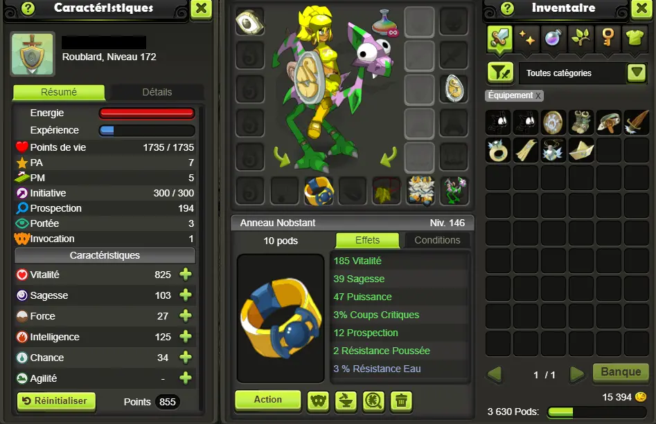 Je vends mon compte Dofus touch