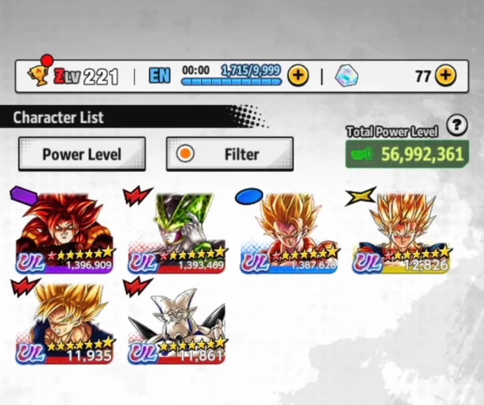 D717-IOS+Android-Team Fusion+6 UL(SS4 Gogeta+Super Vegito+Super Gogeta+Cell)+18 Legends+Vip Equipment+Vegito+New Goku Mini+SS4 Goku+SS4 Gogeta
