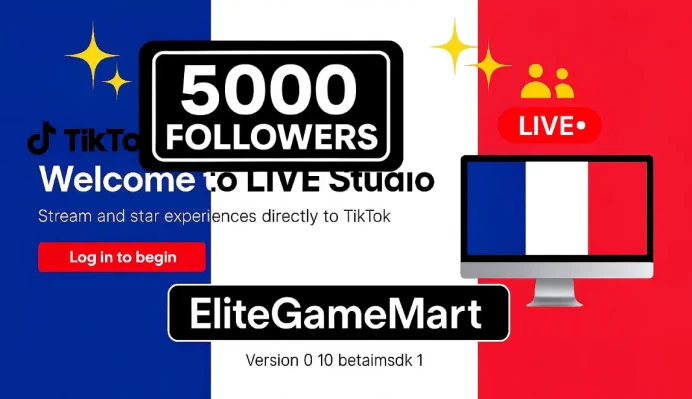 France | Account | TikTok 5.300 Followers | Live Studio + live Phone | Full Mail Access
