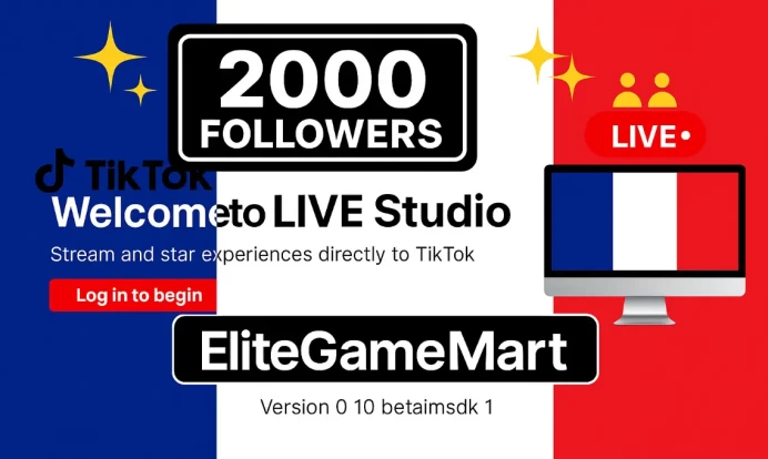 France | live Phone | TikTok 1.000-2.000 Followers | Live Studio Can Activated | Full Mail Access