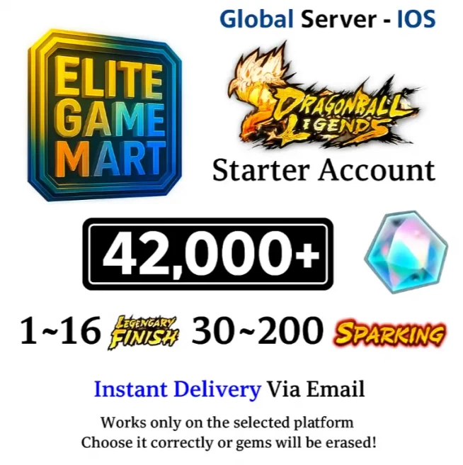 ■ INSTANT IOS GLOBAL ■ 42.000 - 50.000 Chrono Crystal ■ [Account Farmed Starter-BNID] Random 0-5 LF