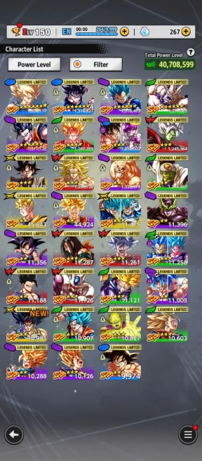 D719-IOS+Android-3 UL(SS Goku+Frieza)+31 Legends+Good Equipment+Goku Uis+God Vegeta+SS2 Goku+Zamasu Red+Broly+Goku Black+Goku kid+Super 17
