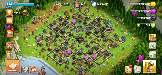 Th17.!! Full max!! ((There is no upgrade)) . Level wall (18) . Full profile . Maximum full . Safe and cheap