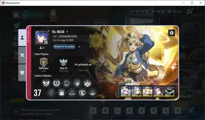 EU - S8| 7 SSR(Mio, Tsukiyo, Khloros, Beyontin, TiamatP1, ETC) 23SR Animus |Male MC|Log Google| Check SS (ER871)