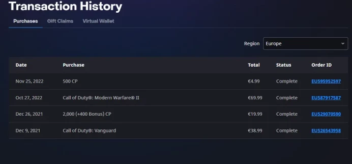 Call of Duty  Modern Warfare  II  / Vanguard / Full Mail Access / see the picture / Please Read Description / kmkf