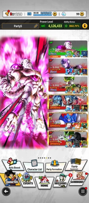 D720-Vip Meta Account-9 UL(SS Goku+Majin Vegeta+Cell+SS4 Gogeta+Turles+Beast Gohan)+52 Legends+Vip Equipment+Team Fusions+Team GT+Team Cell+Saga