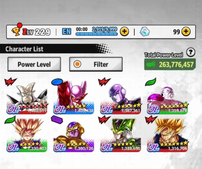 D720-Vip Meta Account-9 UL(SS Goku+Majin Vegeta+Cell+SS4 Gogeta+Turles+Beast Gohan)+52 Legends+Vip Equipment+Team Fusions+Team GT+Team Cell+Saga