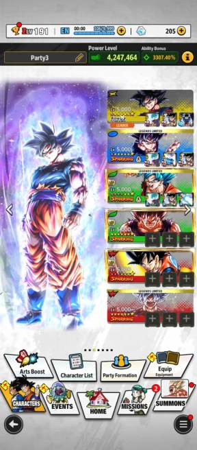 D722-IOS+Android-UL Goku Uis+Team Goku+20 Legend+Equipment+Goku Uis Red Star+God Goku Zenkai Red Star+Namek Goku+SS3 Goku+Gotenks+Ultimate Gohan