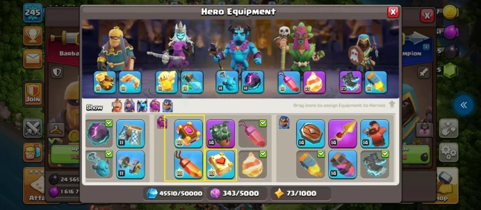 2776 WAR STARS 11 MAX EQUIPMENT +EPIC HIGH DENFENSE / WALLS BEST PRICE OFFER